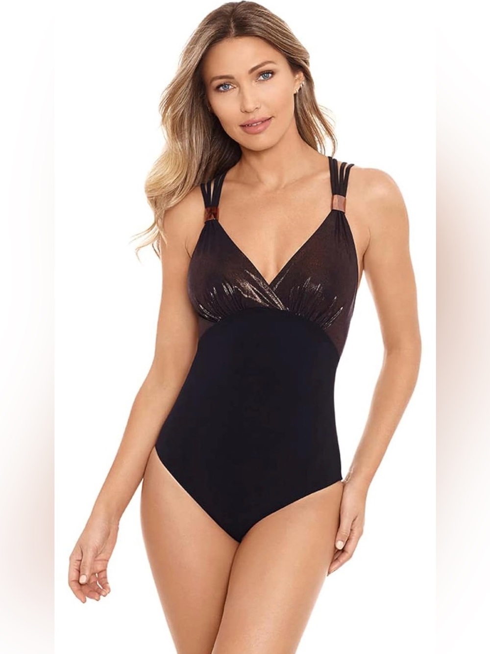Amoressa by Miraclesuit one piece swimsuit size 10 NWT